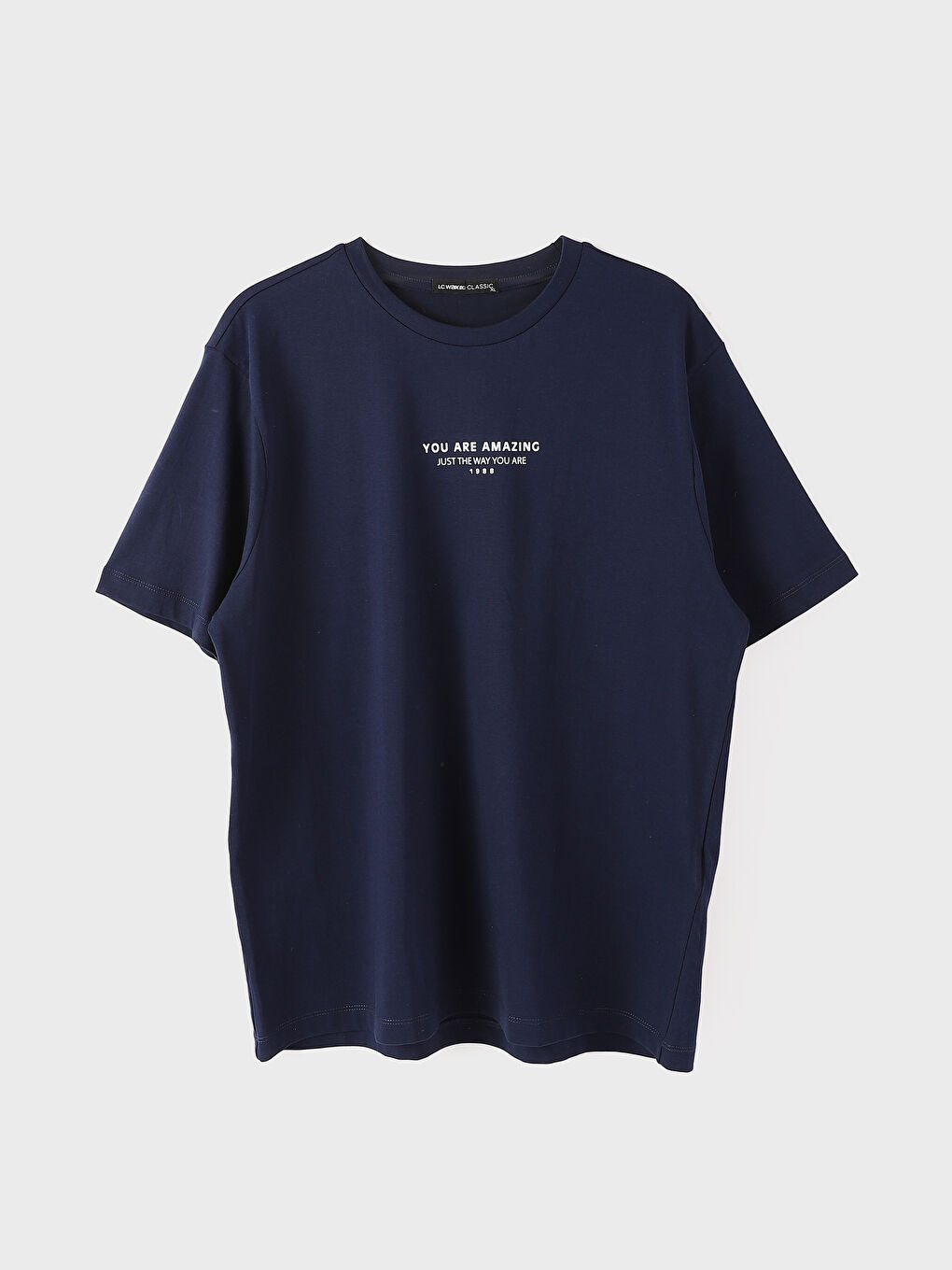 Crew Neck Printed Short Sleeve Men's T-Shirt