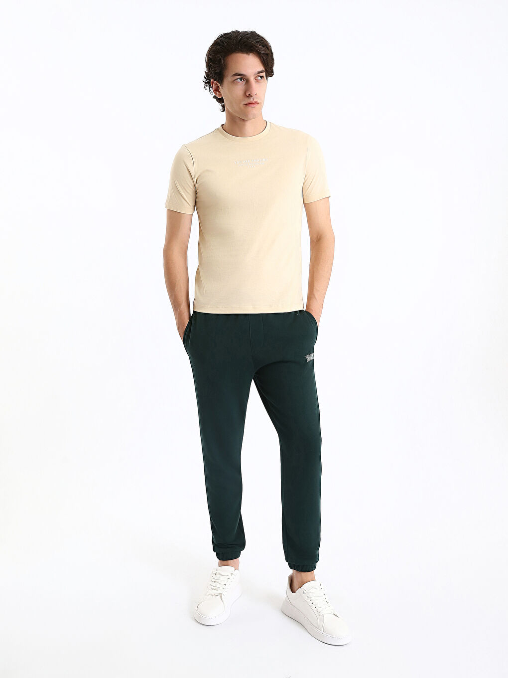 Crew Neck Printed Short Sleeve Men's T-Shirt-1