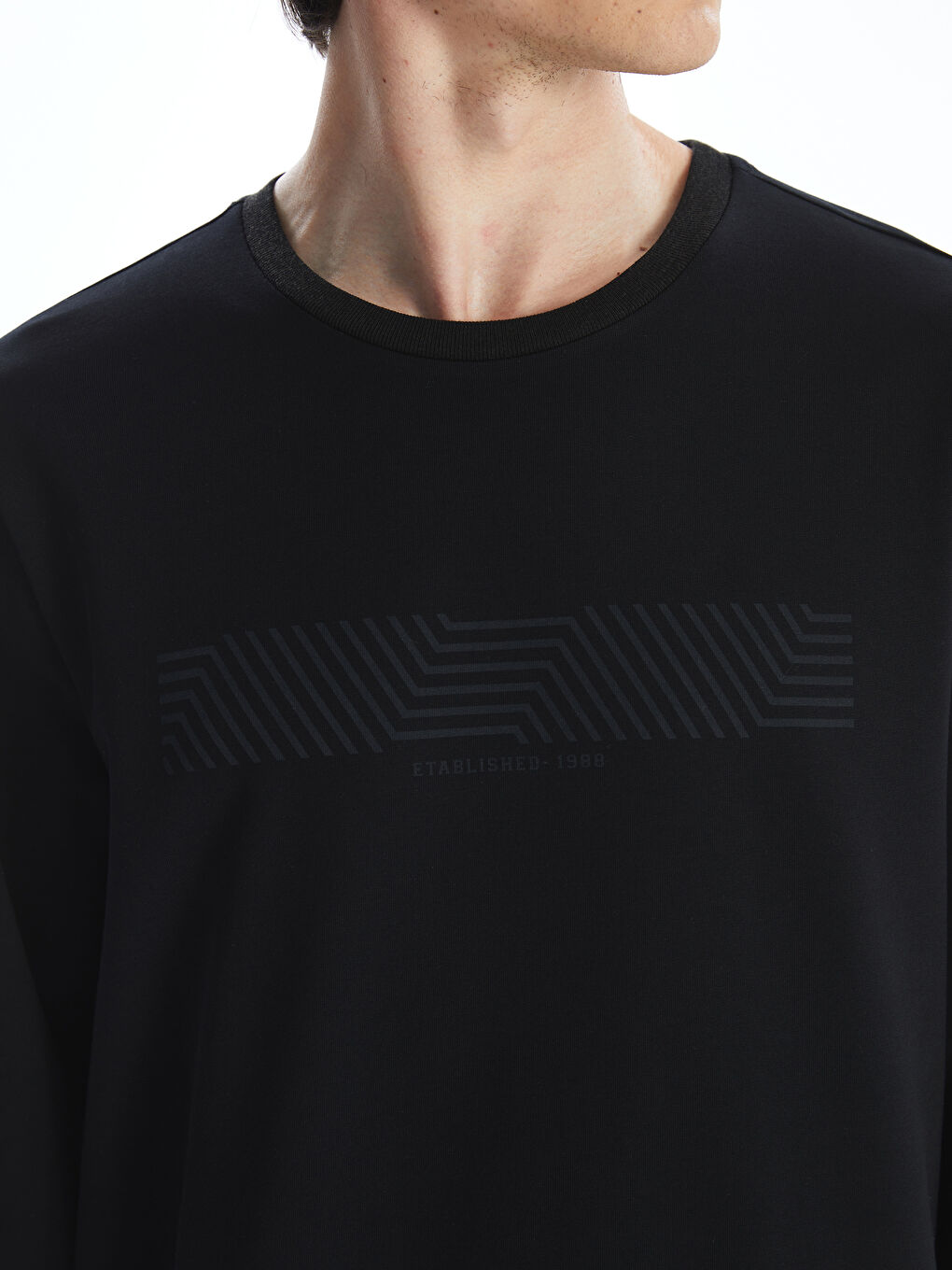Crew Neck Men's Sweatshirt-2
