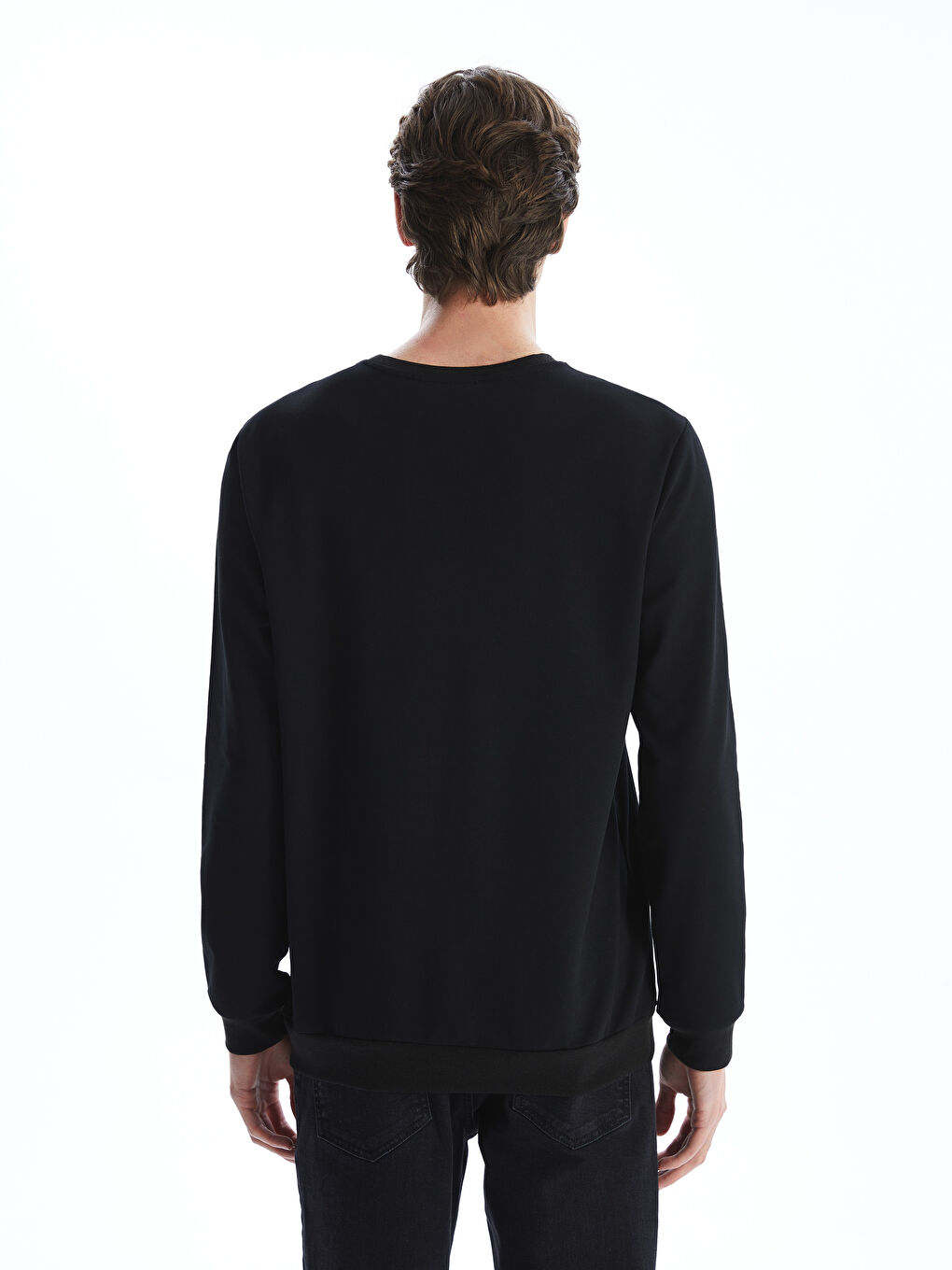 Crew Neck Men's Sweatshirt-3