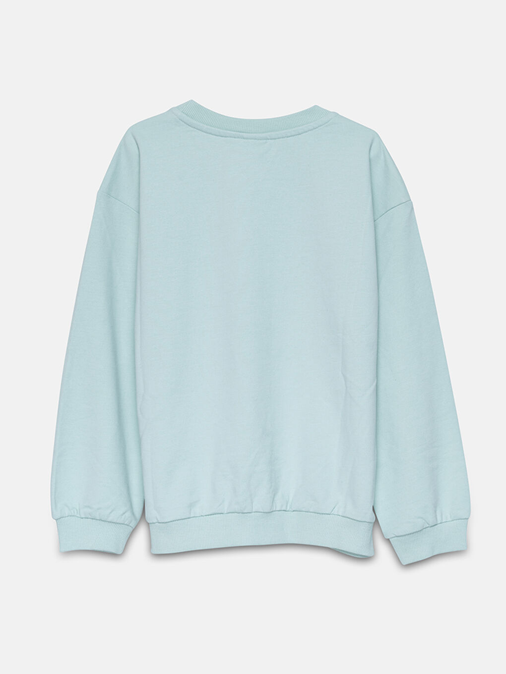 LCW Kids Sweat-shirt à Col Rond Imprimé à Manches Longues pour Filles -W45545Z4-G4G
