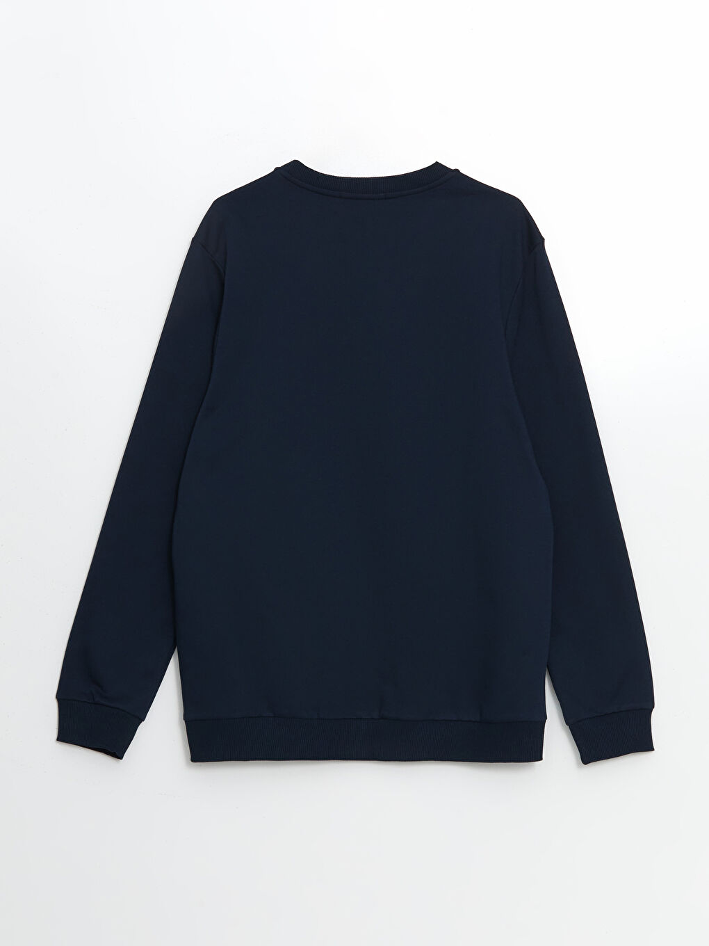 Crew Neck Printed Men's Thick Sweatshirt-5