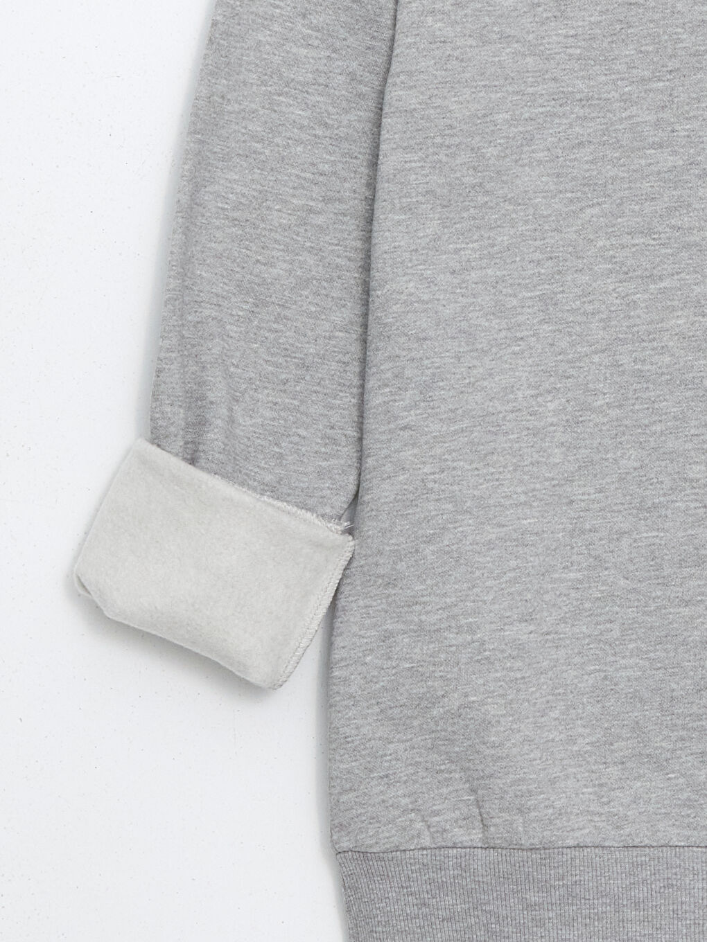 Crew Neck Printed Men's Thick Sweatshirt-6