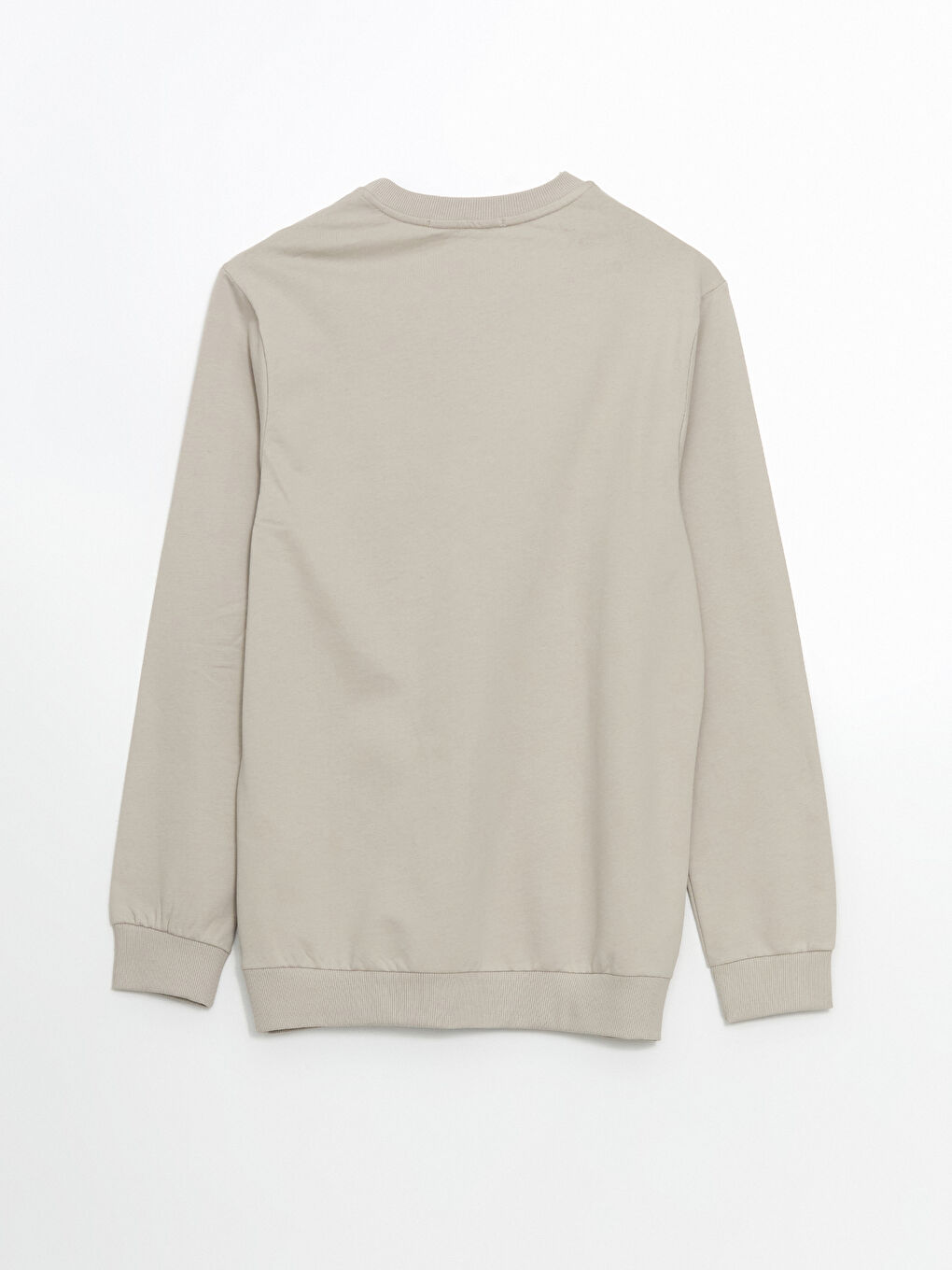 سويت شيرت سميك مطبوع برقبة دائرية للرجال-5