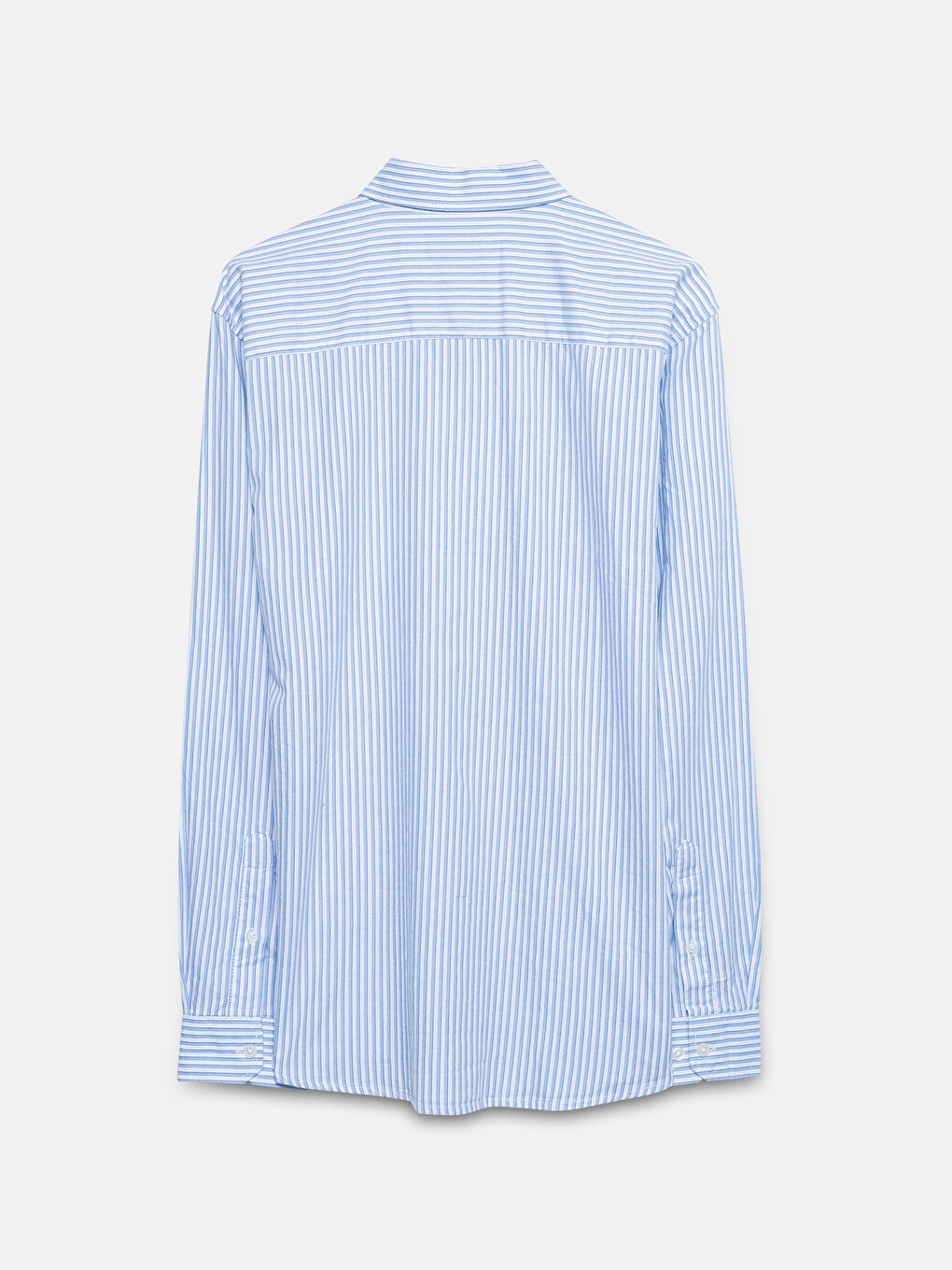 Slim Fit Long Sleeve Striped Men's Shirt-1