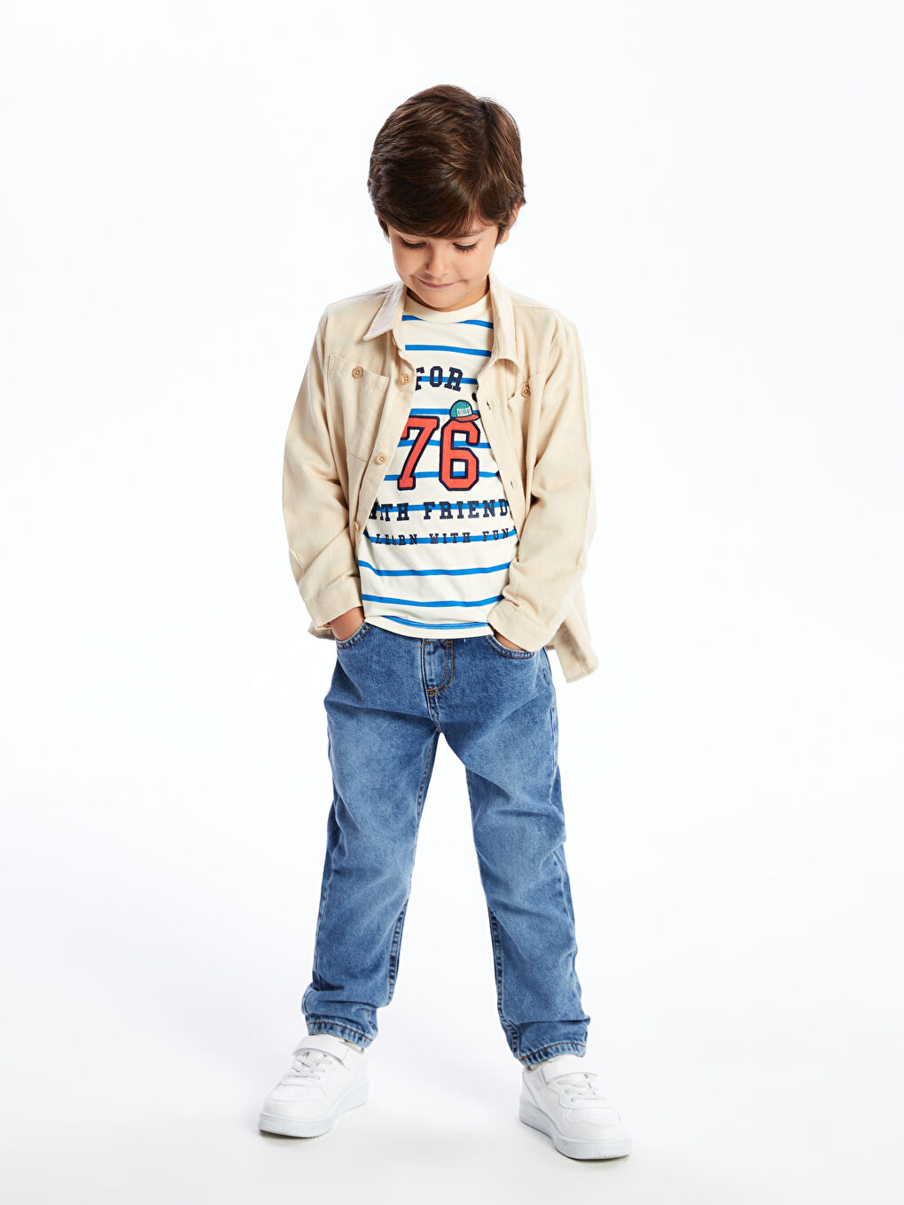 LCW Kids Orta İndigo Rodeo Basic Erkek Çocuk Jean Pantolon