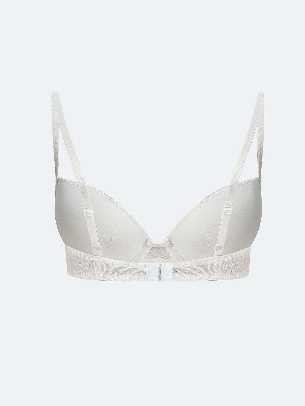 Wired Non-Padded Lace Detailed T-Shirt Bra -W45586Z8-FFB
