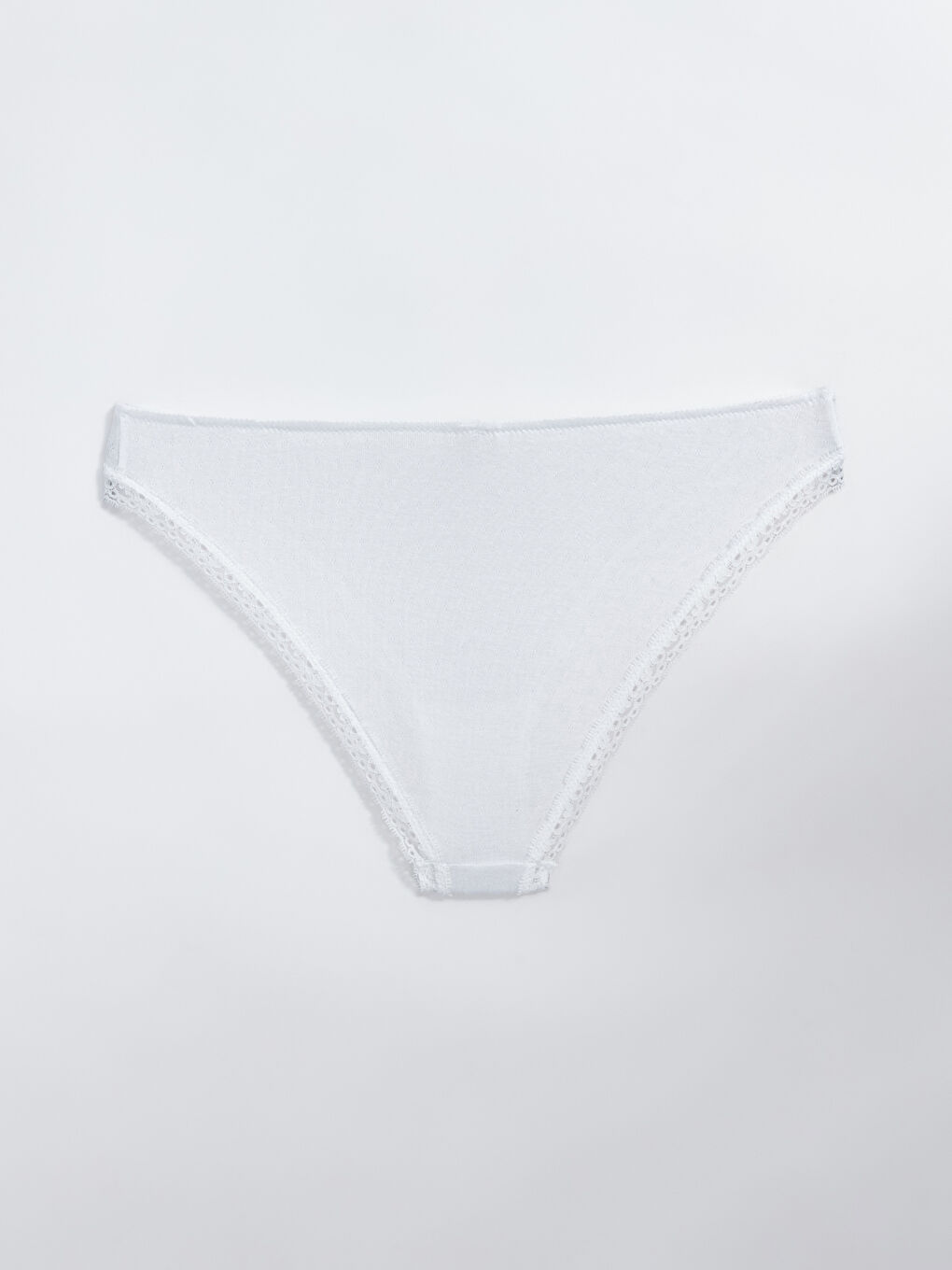 Culotte de Bikini avec Détails en Dentelle-1