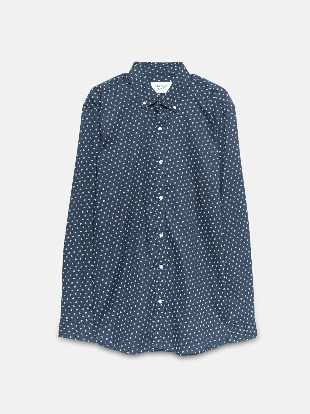 LCW Vision Schlankes Langarmhemd für Herren -W45662Z8-CVL