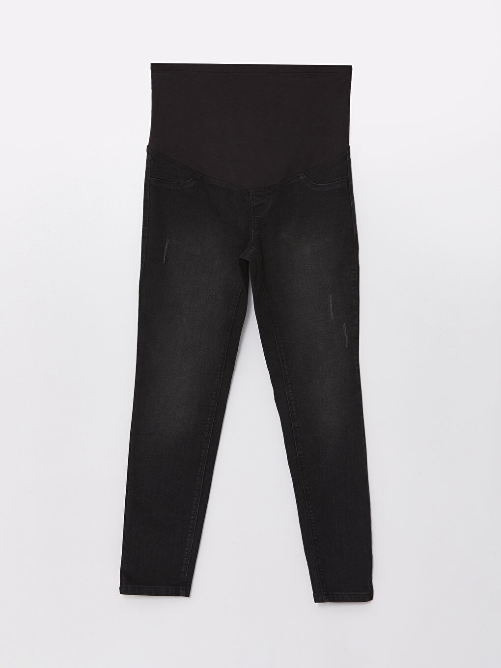 Tummy Panel Slim Mom Maternity Jeans-4