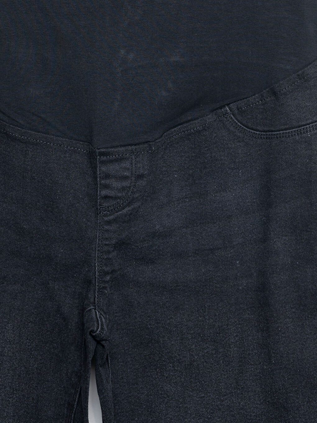 LCWAIKIKI Maternity Elastic Waistband Belly Panel Pocket Detailed Maternity Pants -W45673Z8-326