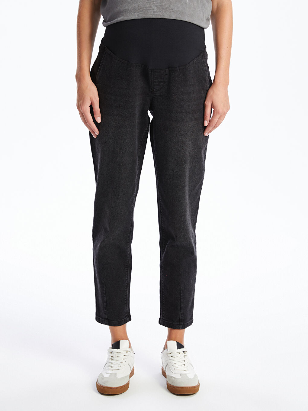 LCW Belly Panel Balloon Fit Maternity Jeans -W45675Z8-326