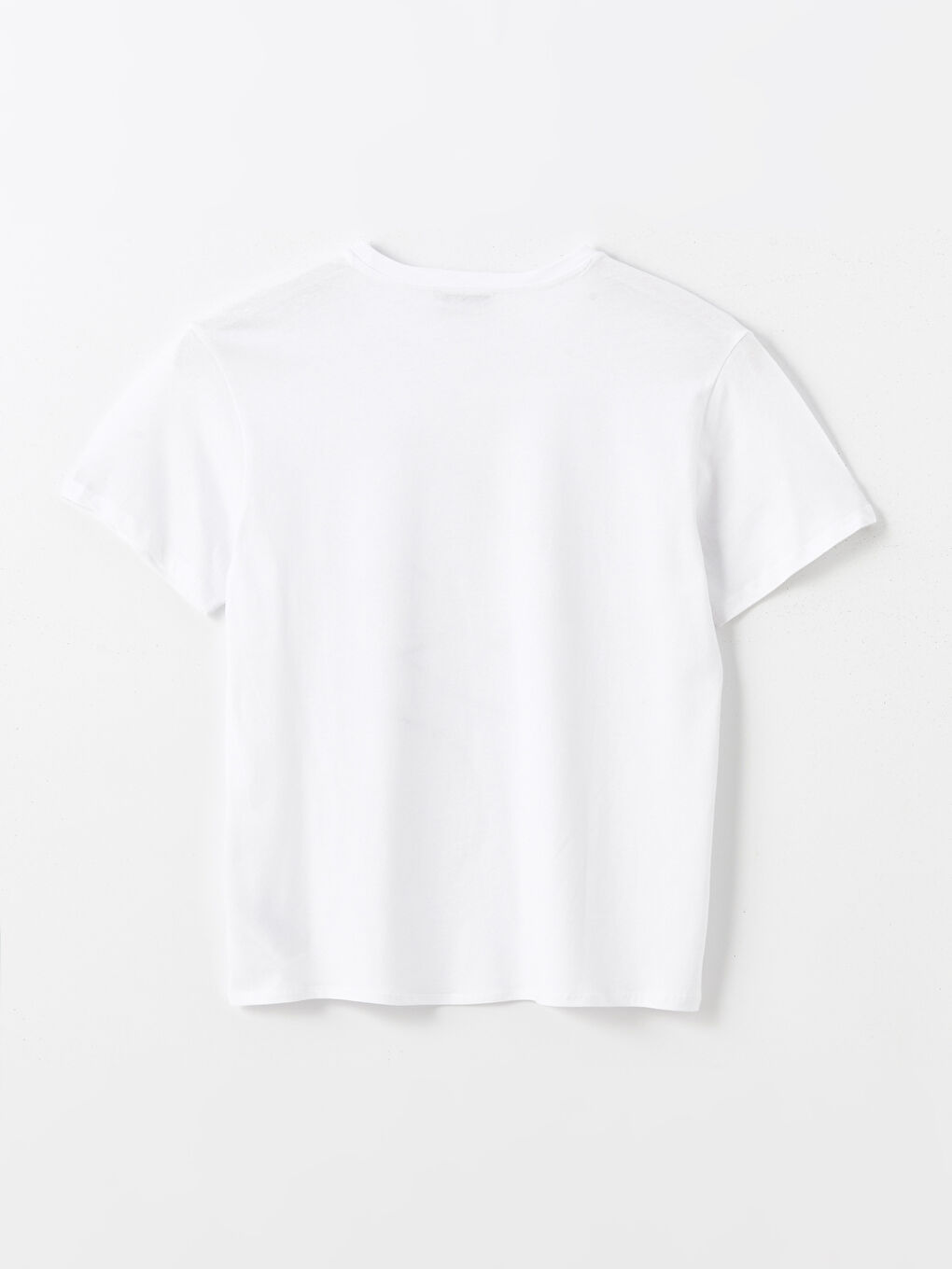 Crew Neck Printed Women's T-Shirt-5
