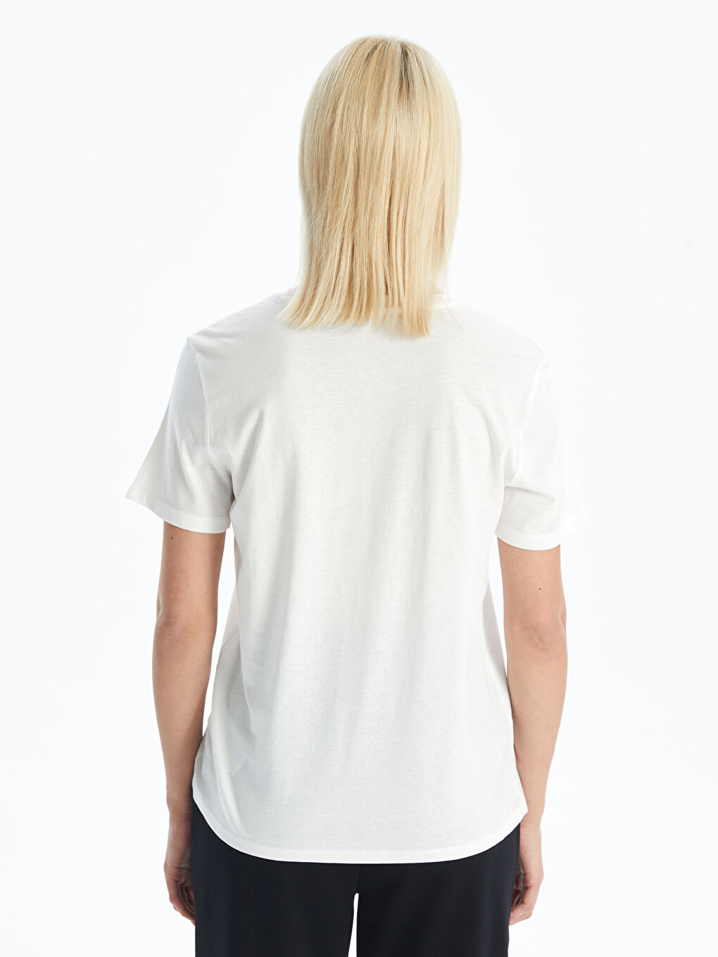 LCW Vision Rundhalsausschnitt The Mandalorian Bedrucktes T-Shirt für Damen -W45698Z8-R9J