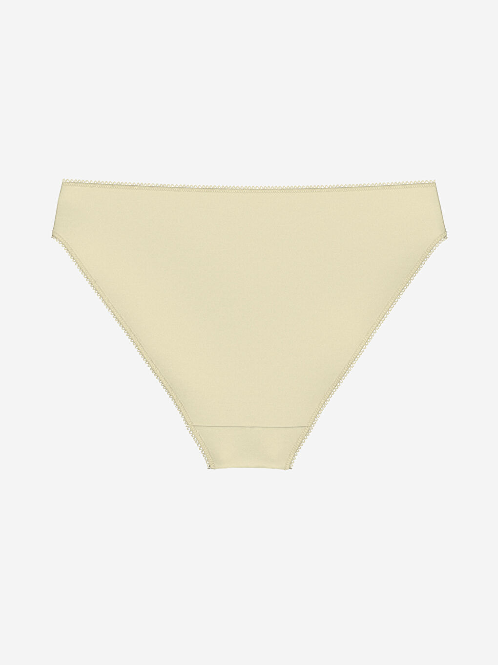 Bej Düz Bikini Külot-1