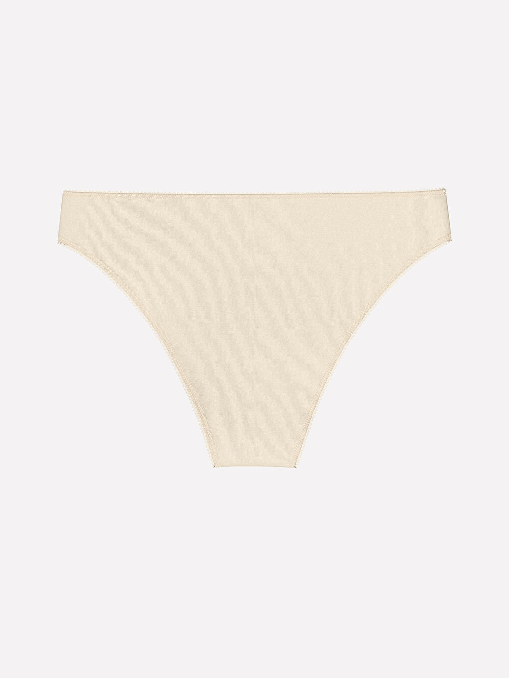 Bej Düz Brazilian Külot-1