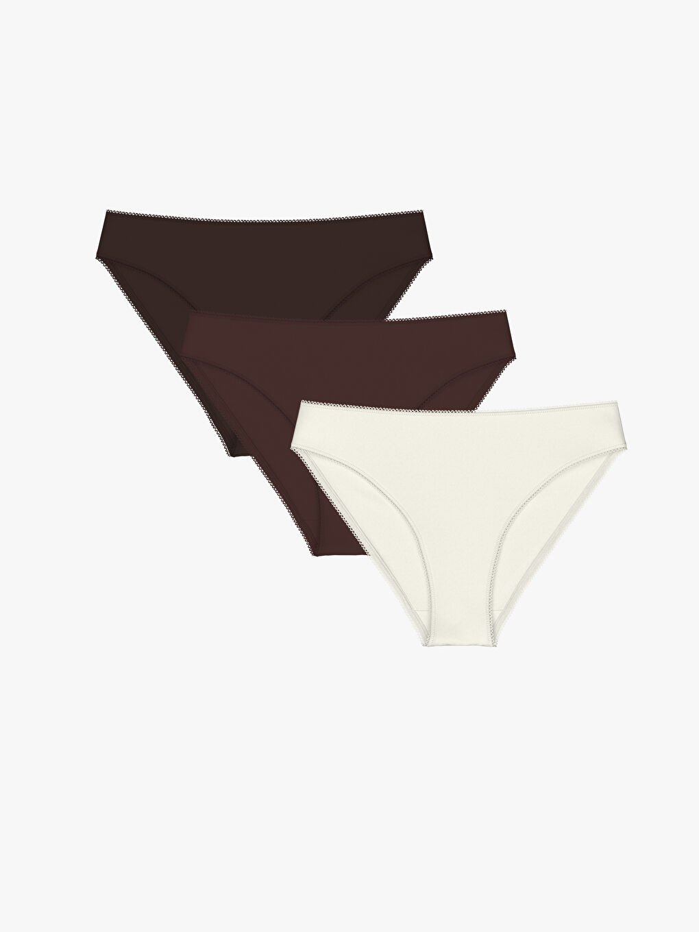 LCW DREAM Jednostavne bikini gaćice - pakovanje od 3 komada -W45801Z8-HPB