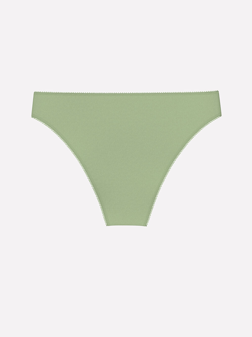 Yeşil Düz Brazilian Külot-1