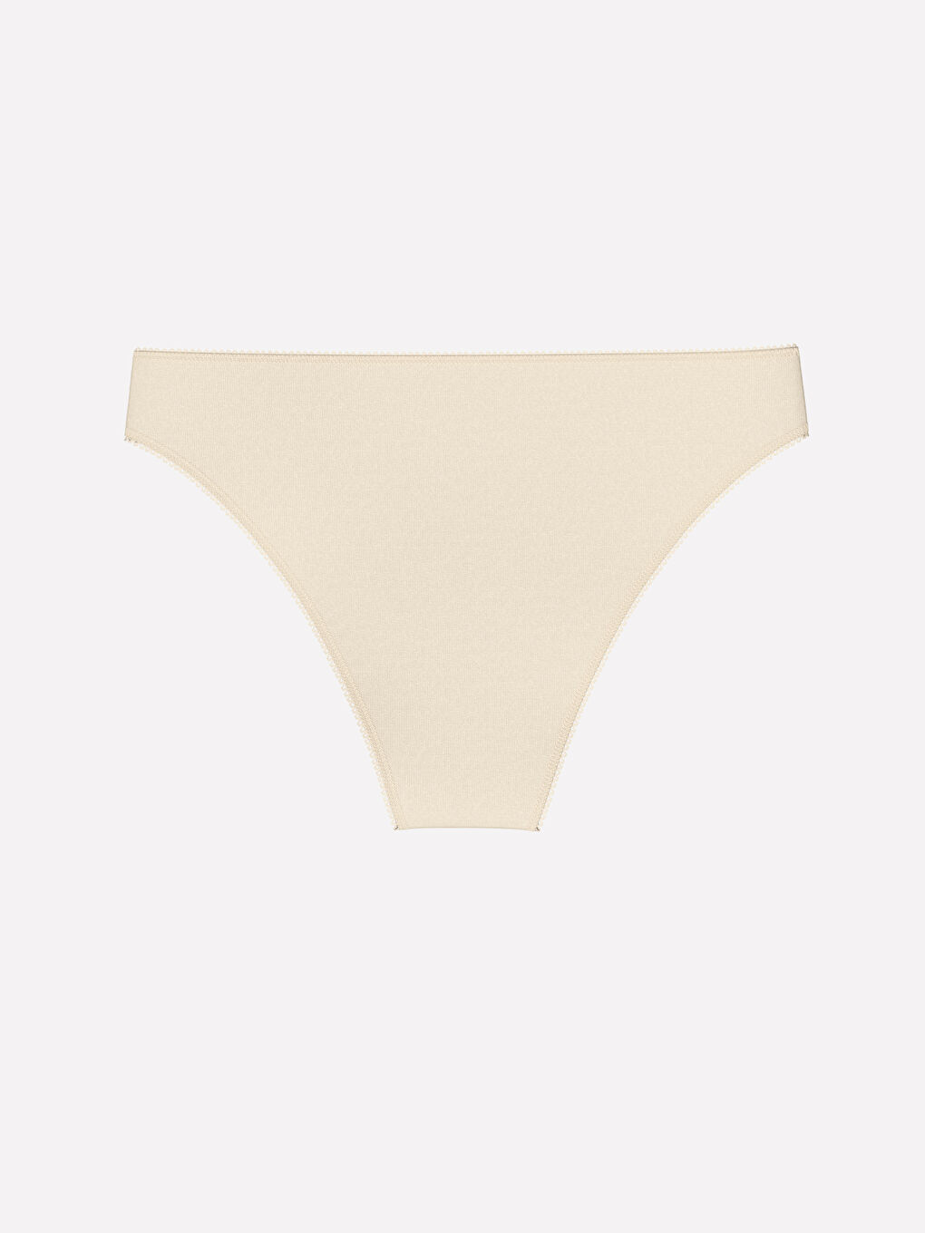 Bej Düz Brazilian Külot-1