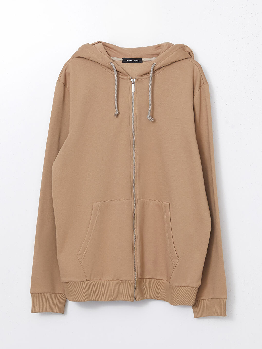 Hooded Long Sleeve Men's Zip-Up Sweatshirt-8