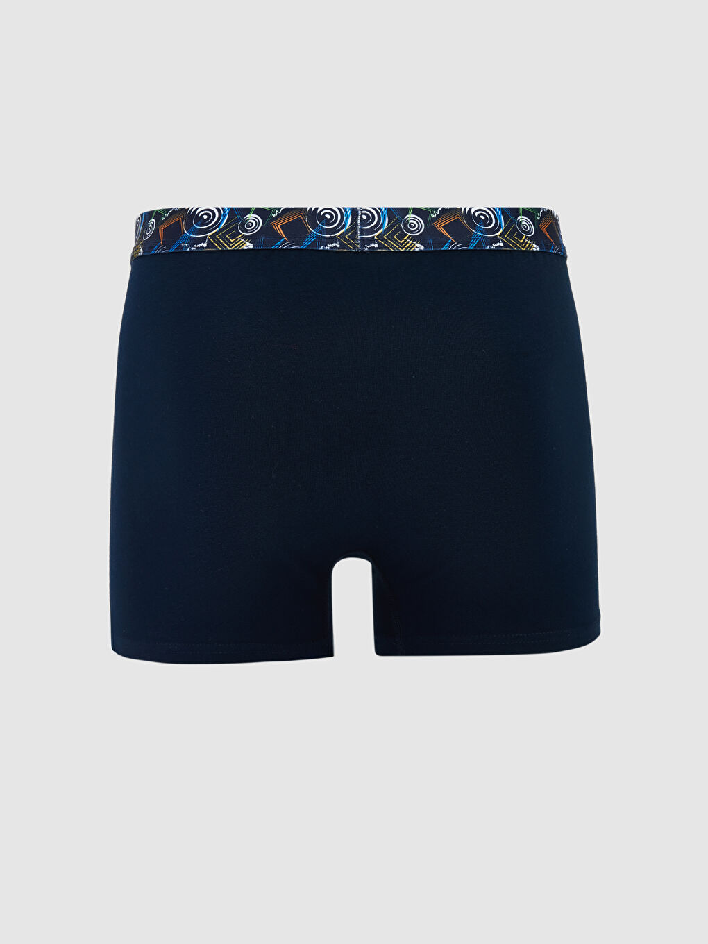 Lacivert Standart Kalıp Pamuklu Esnek Erkek Boxer-1