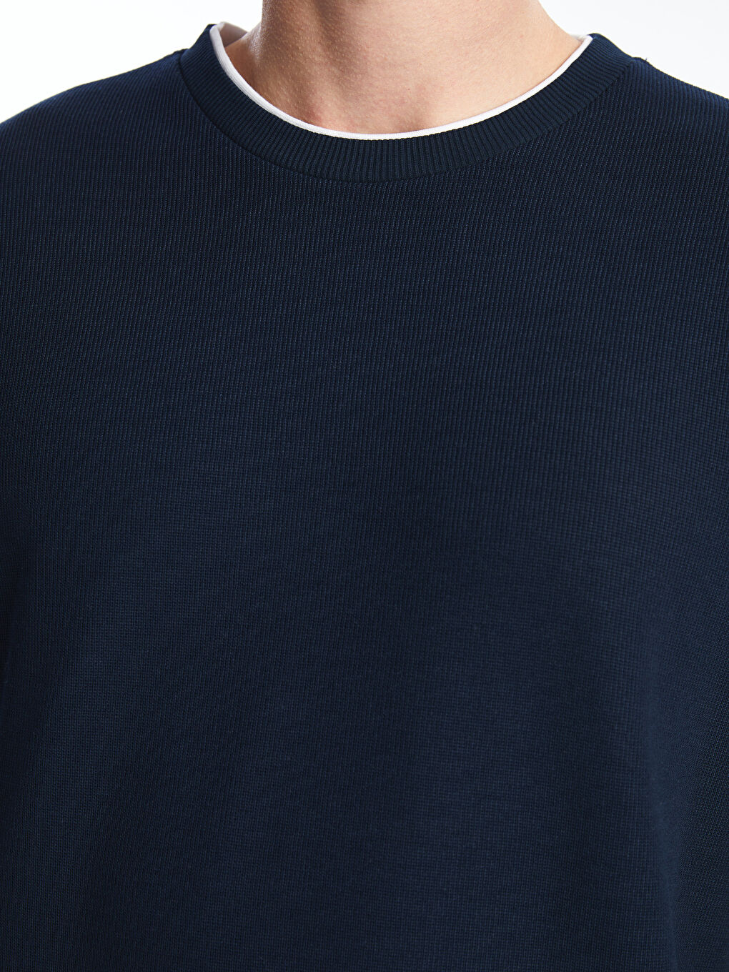 Sweat-shirt Oversize Col Rond Manches Courtes pour Hommes-2