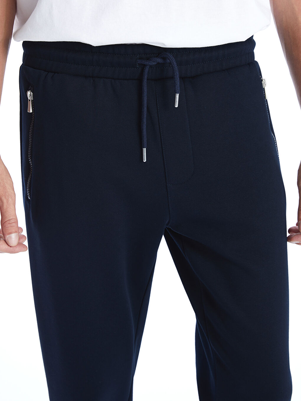 بنطال رياضي سميك بقصة عادية للرجال-2