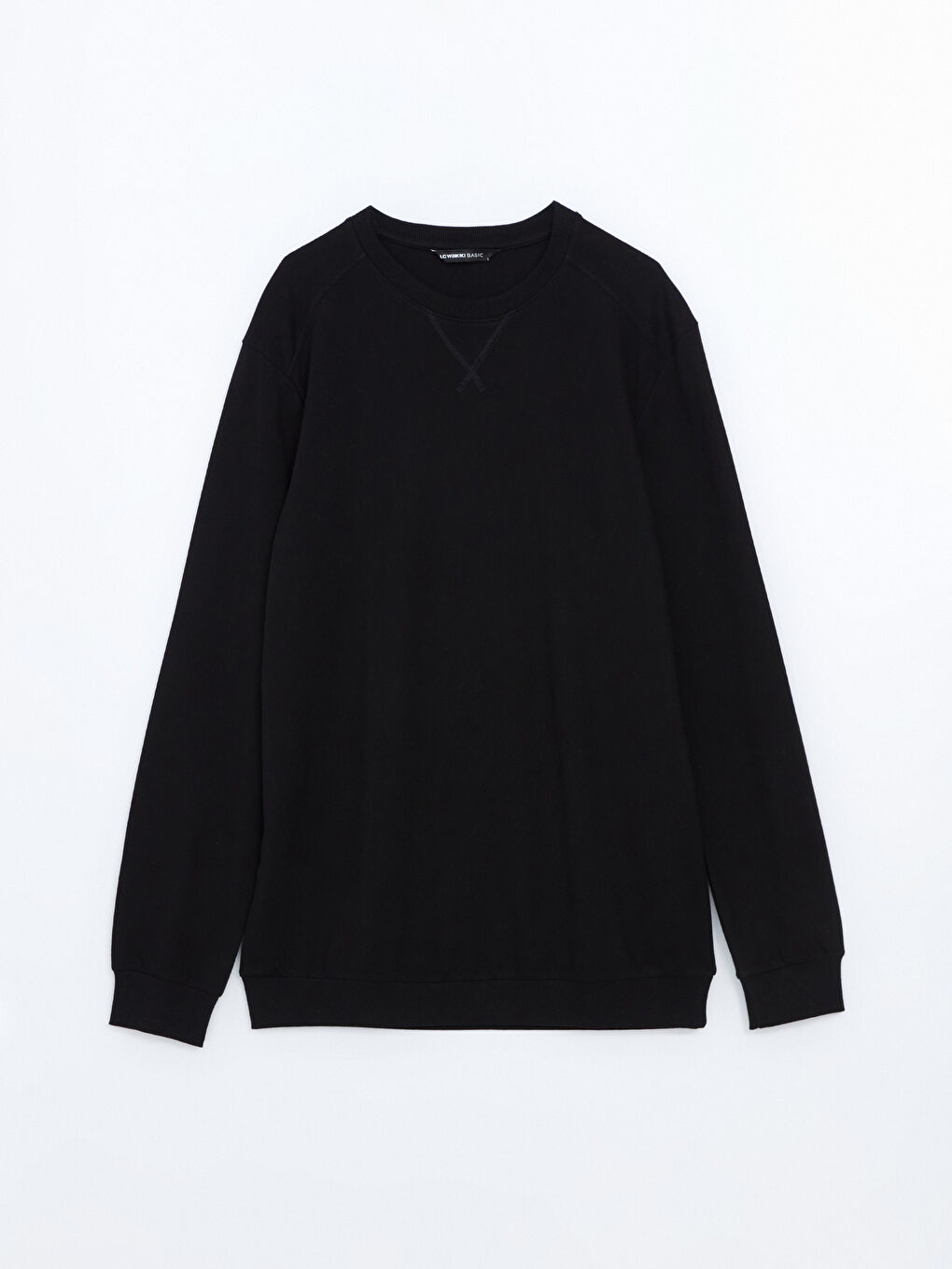 Sweat-shirt à Manches Longues pour Hommes avec Col Rond-4