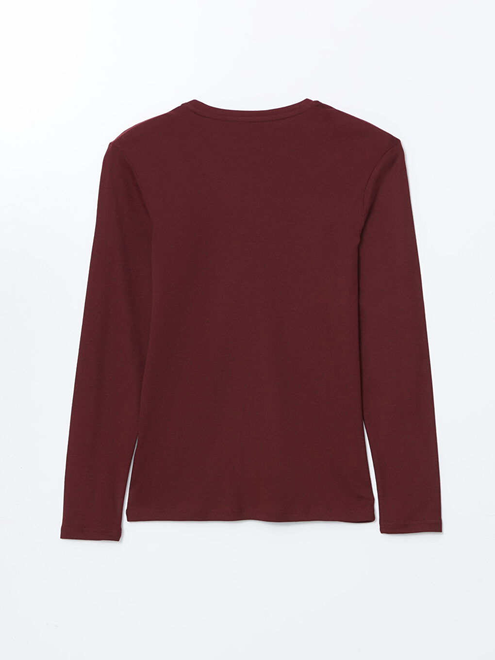 Crew Neck Long Sleeve Men's T-Shirt-5