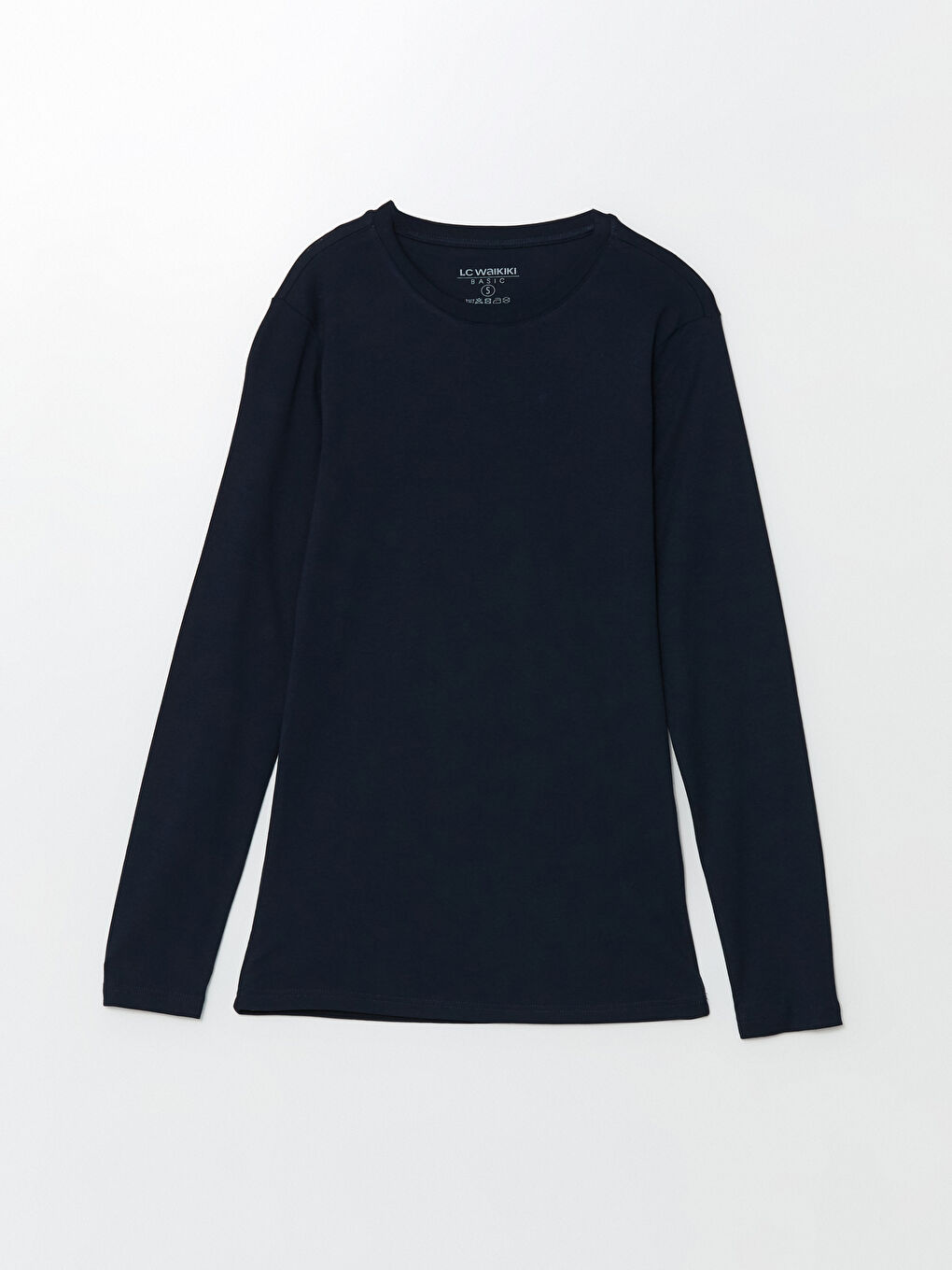 Crew Neck Long Sleeve Men's T-Shirt-4