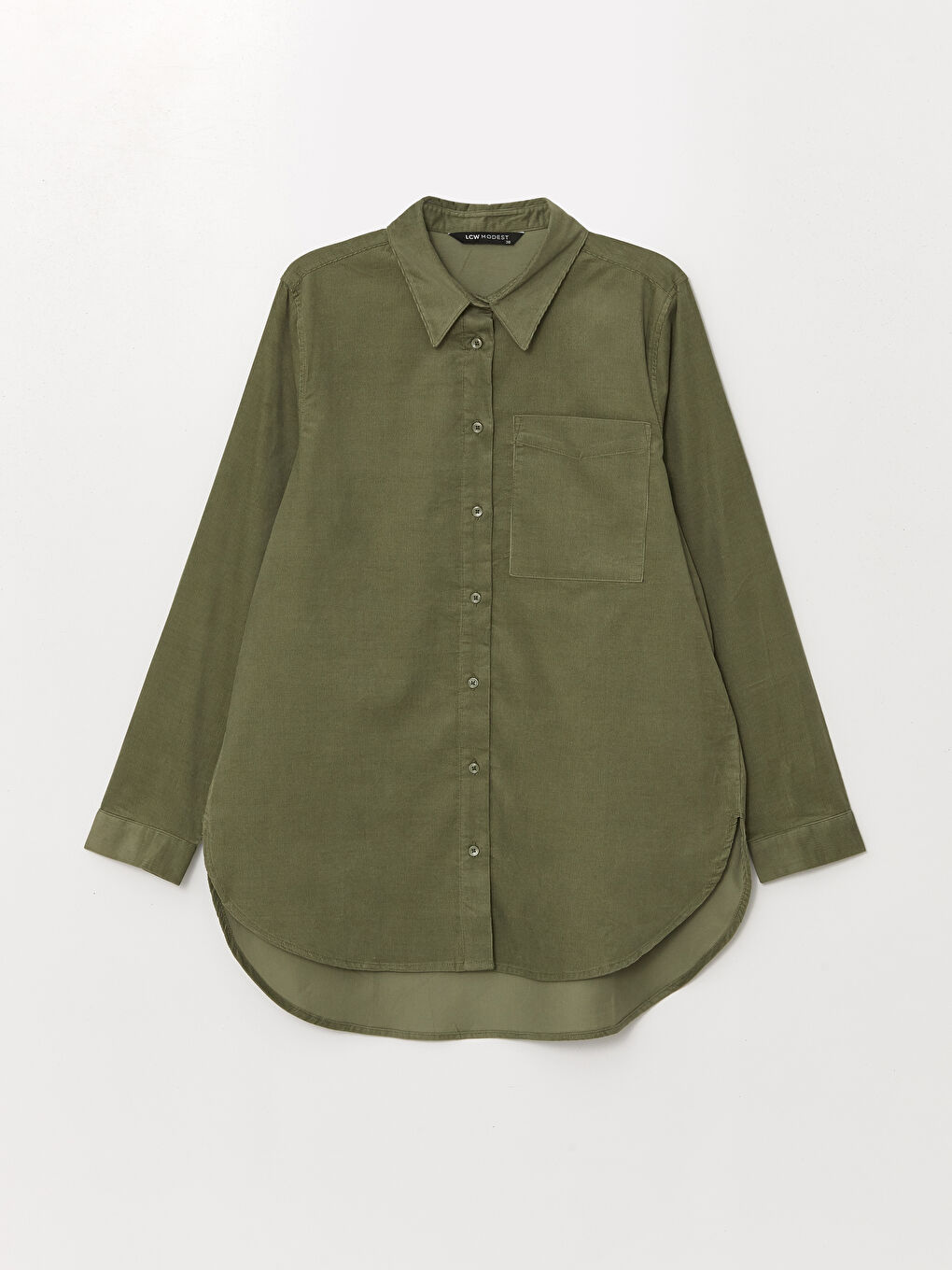 Kadife Kadın Gömlek Tunik-4