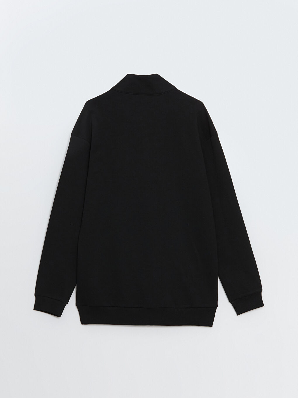 Funnel Neck Long Sleeve Printed Men's Sweatshirt-5