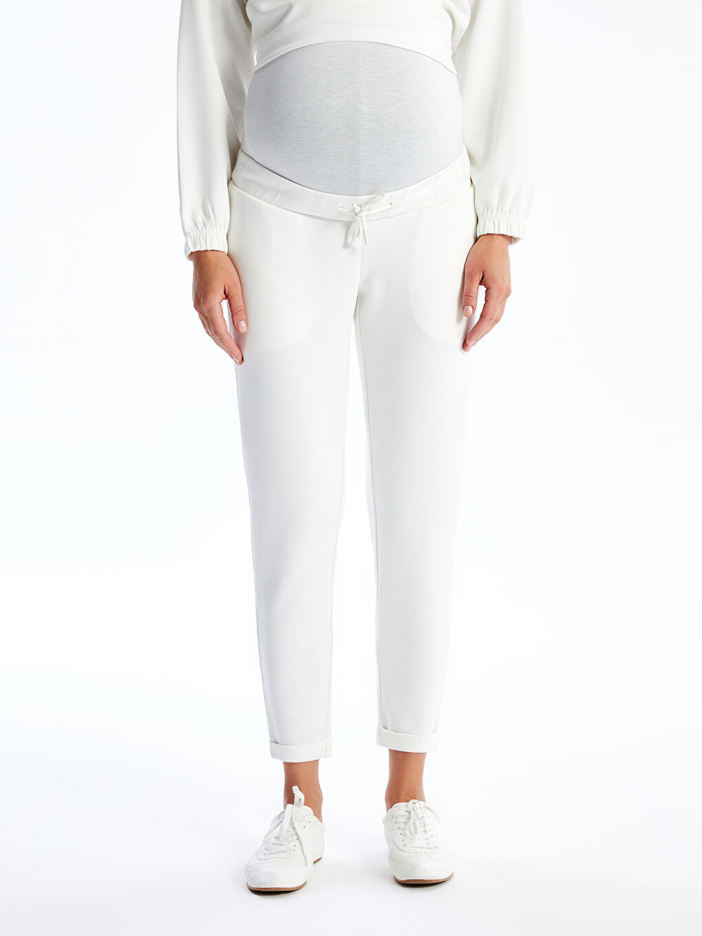 LCWAIKIKI Maternity Elasticated Waist Over Bump Maternity Sweatpants -W45983Z8-V58