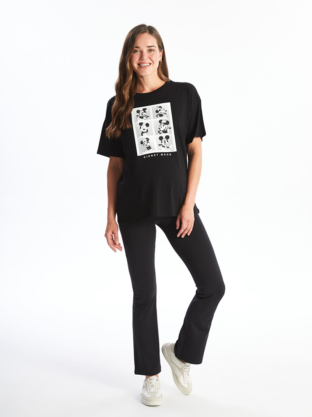 Belly Panel Plain Maternity Leggings