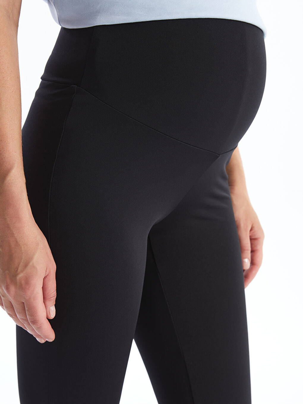 Maternity Flared Leggings with Over-Bump Panel-2