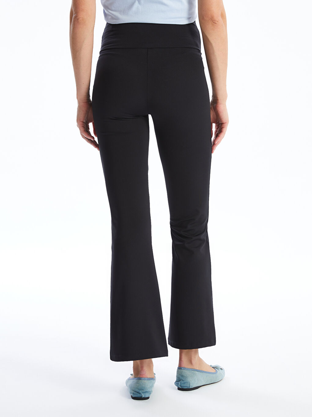 Maternity Flared Leggings with Over-Bump Panel-3