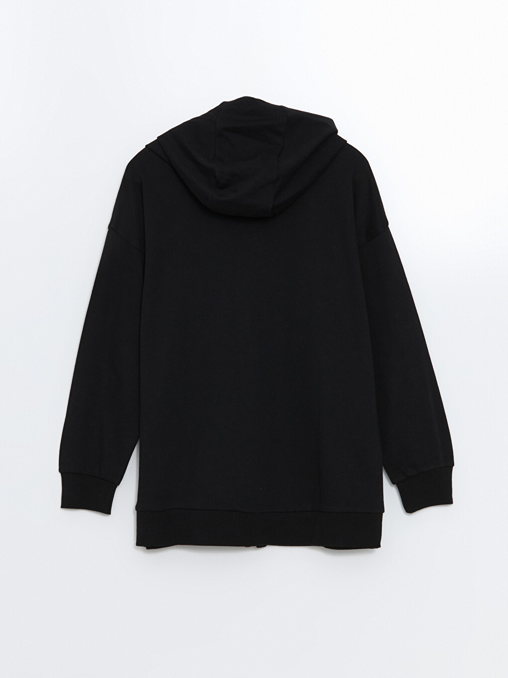 Hooded Oversize Women's Zipper Sweatshirt-6