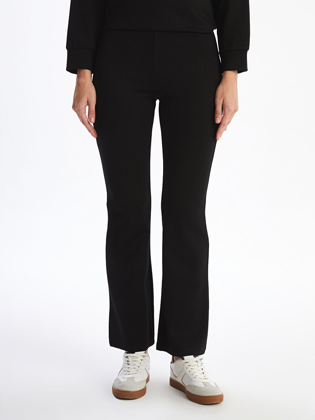 بنطال رياضة نساء بخصر مطاطي-1