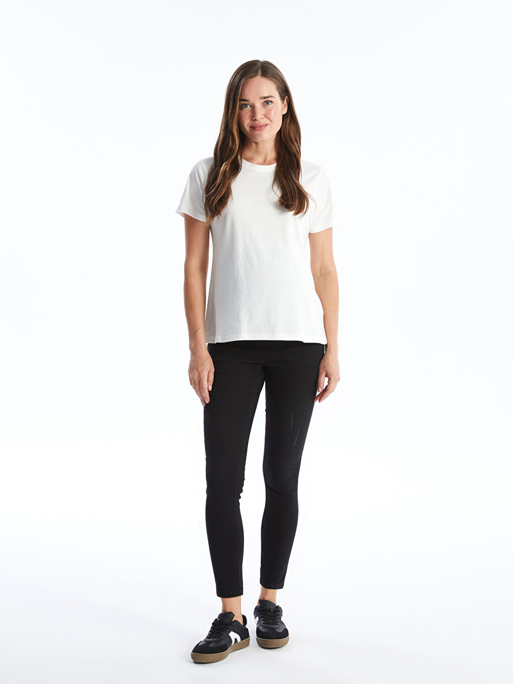 LCWAIKIKI Maternity Tummy Paneled Mercury Skinny Fit Maternity Jeans -W46016Z8-326