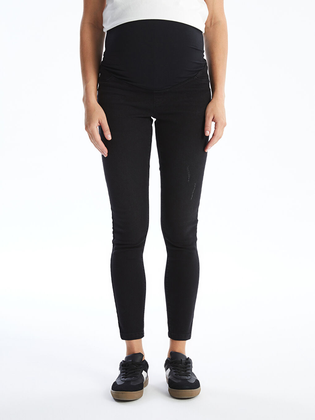 LCWAIKIKI Maternity Tummy Paneled Mercury Skinny Fit Maternity Jeans -W46016Z8-326
