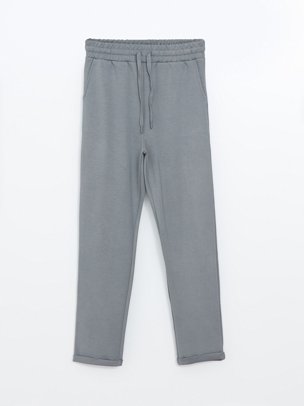 LCW Modest Elasticated Waist Straight Leg Women's Sweatpants -W46017Z8-R2L