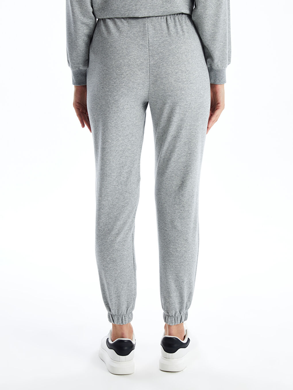 Elasticated Waist Women's Jogger Sweatpants -W46018Z8-JMD