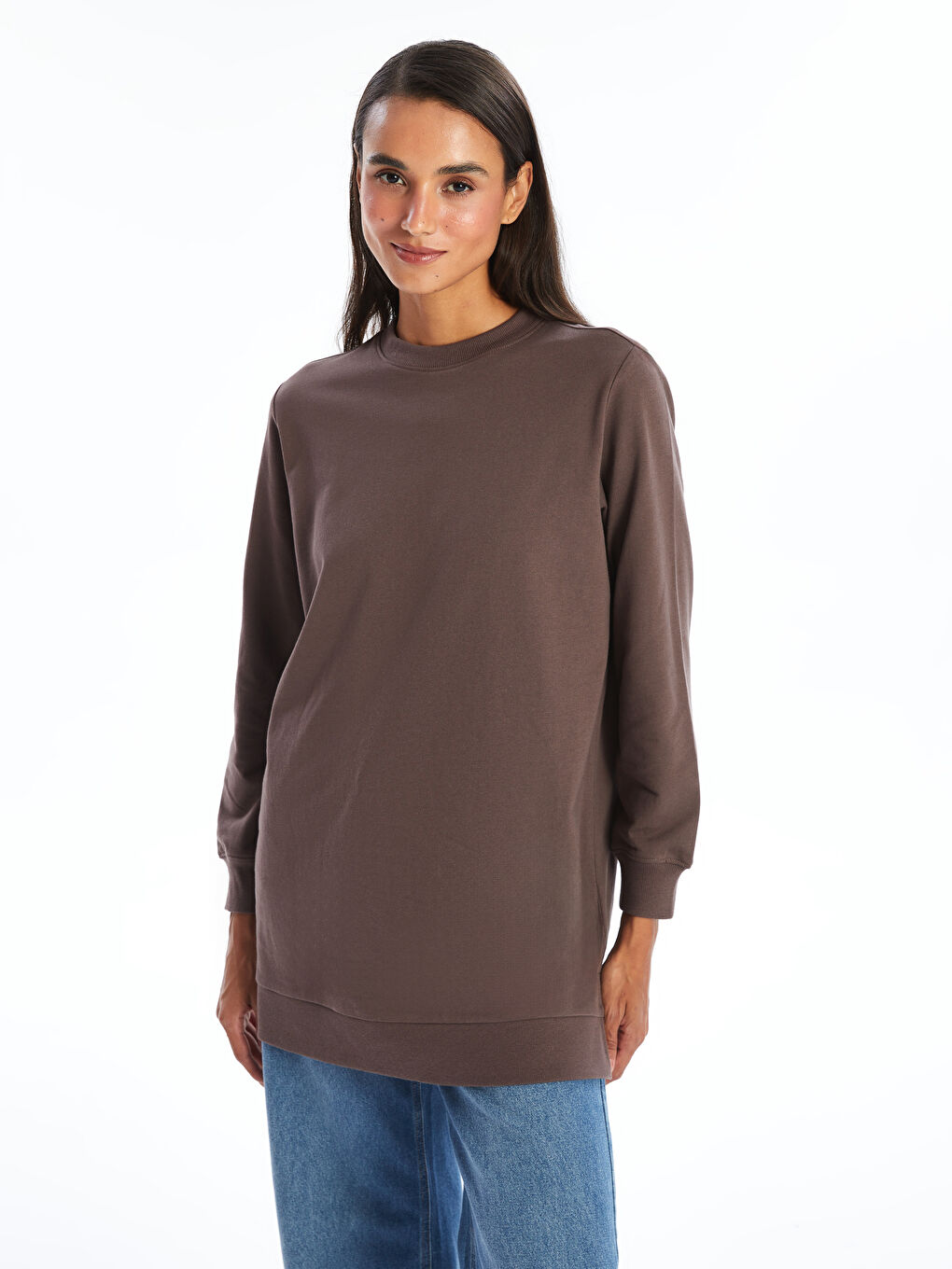 تونيك سترة نسائية بكول مدور