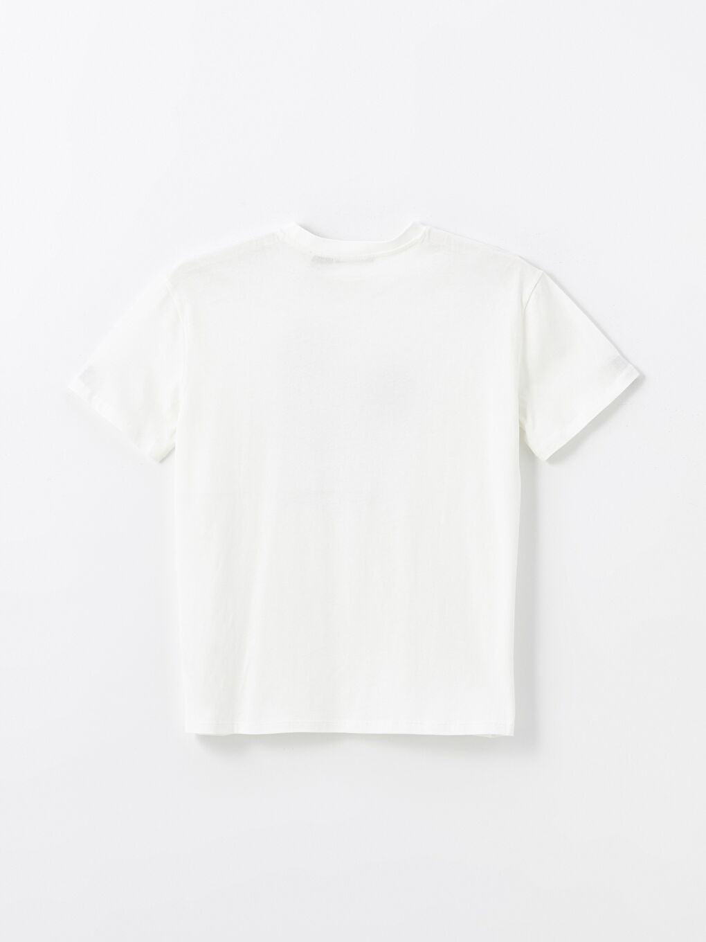 Crew Neck Mickey Mouse Printed Short Sleeve Women's T-Shirt-5