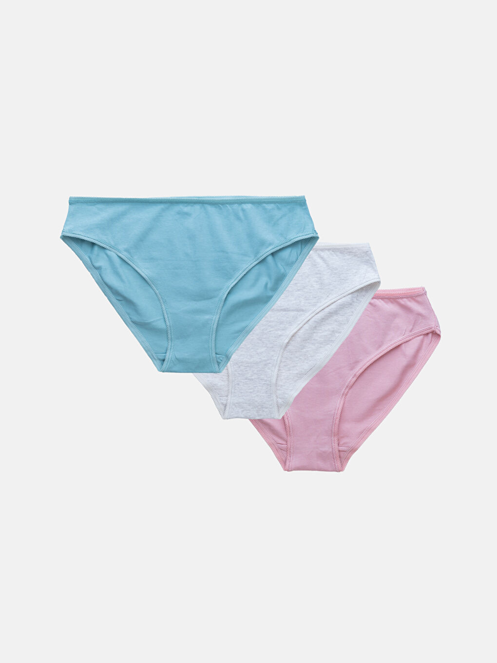 Cotton High-Waisted Knickers 3-Pack-4