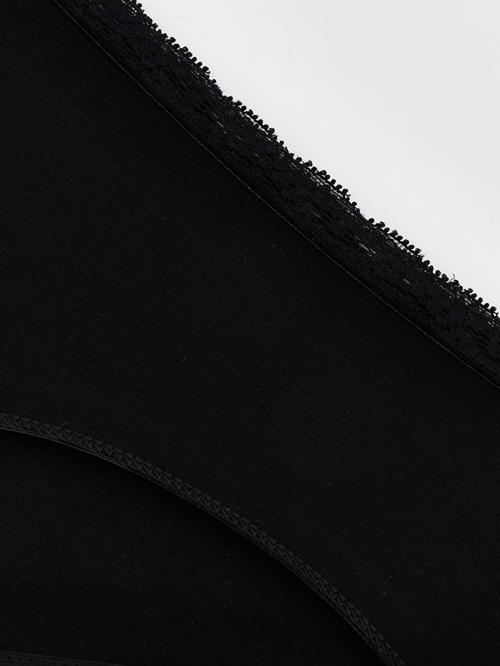 Siyah Dantel Detaylı Hipster Külot-4