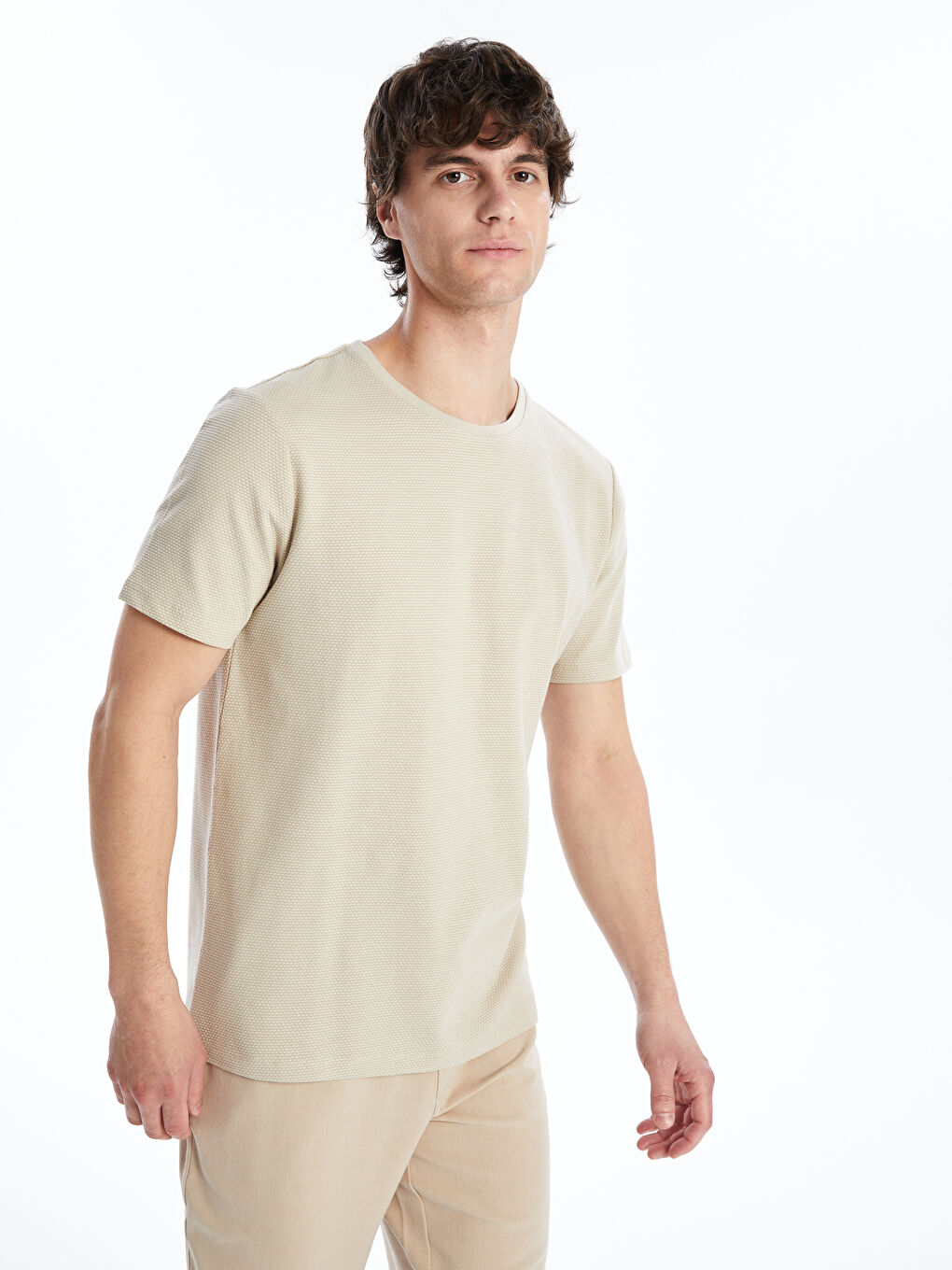 Crew Neck Jersey Men's T-Shirt-1