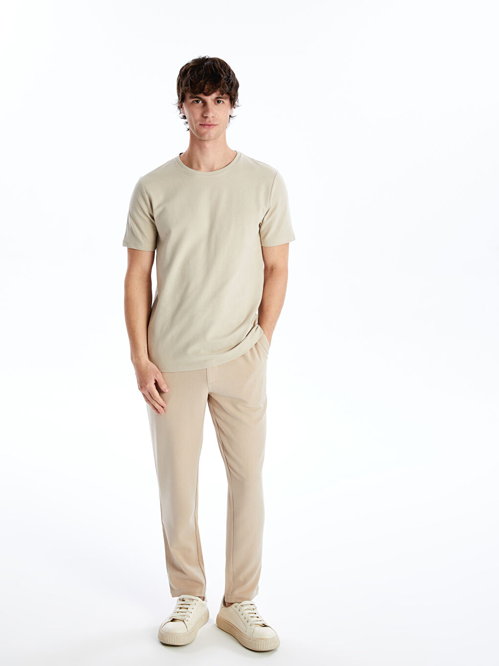 Crew Neck Jersey Men's T-Shirt-2