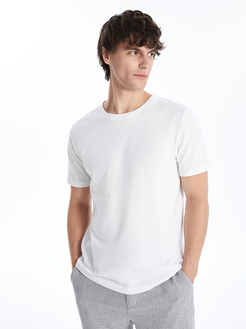 LCW Vision Crew Neck Jersey Men's T-Shirt -W46066Z8-Q6K
