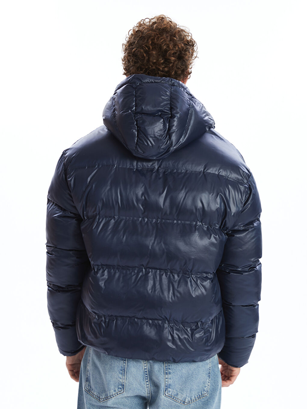 XSIDE Standard Fit Hooded Men's Puffer Coat -W46071Z8-R4J